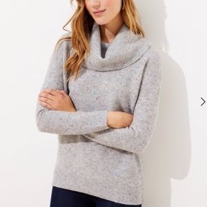 NWT flecked cowl neck sweater | LOFT | Medium